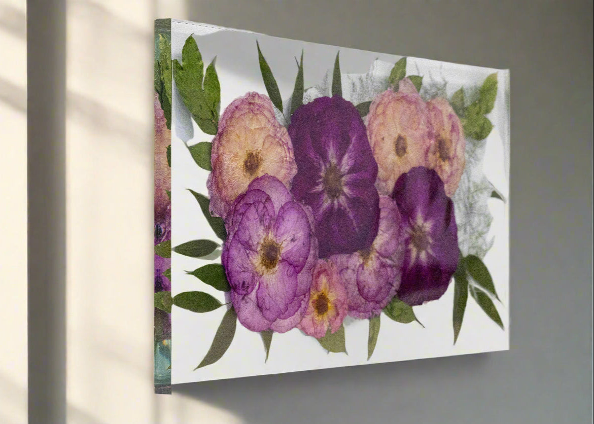 Wedding Bouquet Preservation 18x10 Preserved Flower Floating Frame Wedding Flower Preservation UV Protected Resin Display Flower Frame Pink Rose Preserved Roses