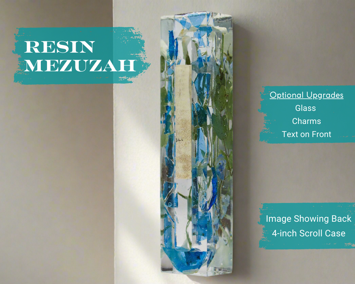 Preserved Flower Mezuzah
