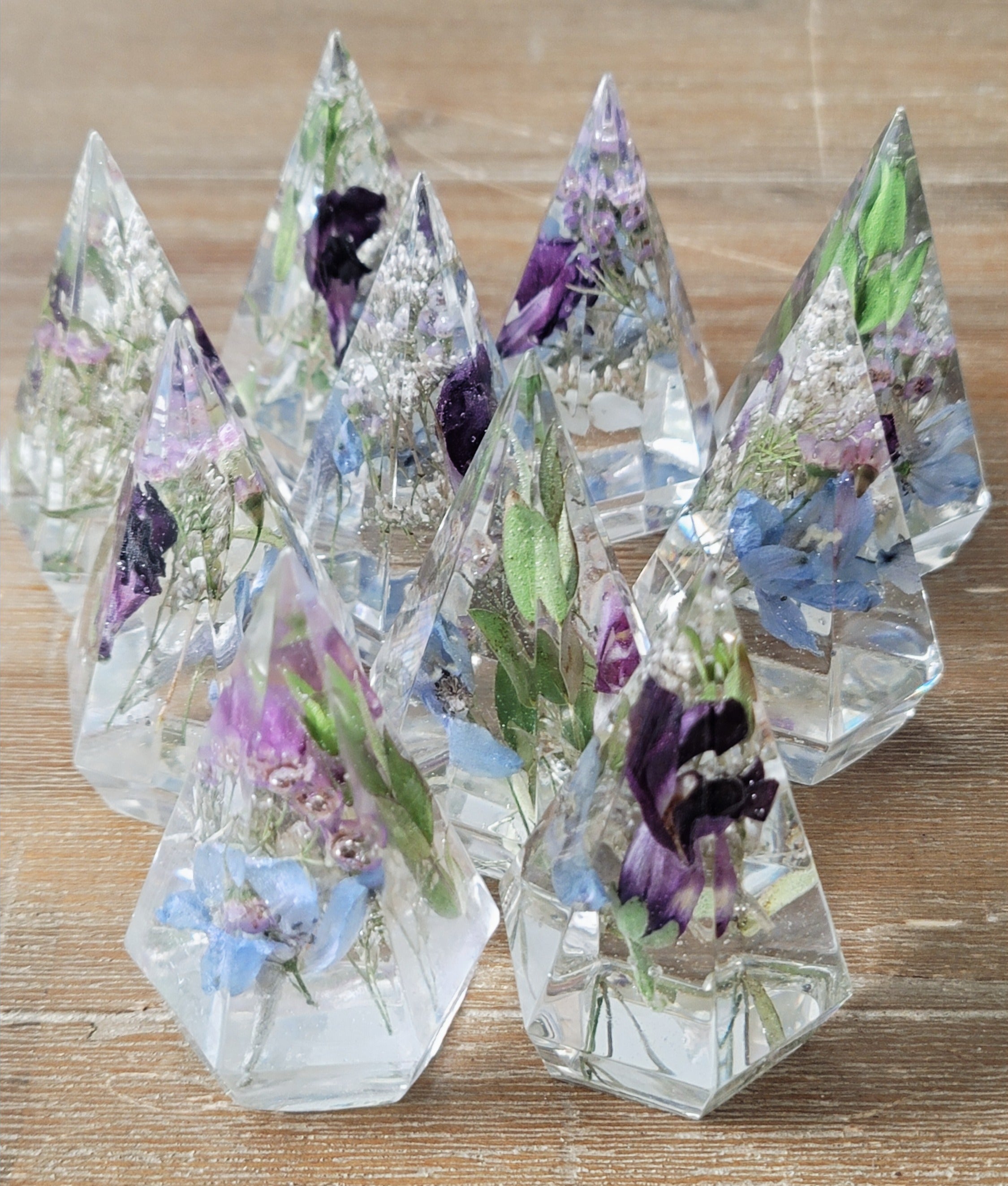 Small Preserved Flower Ring Holder