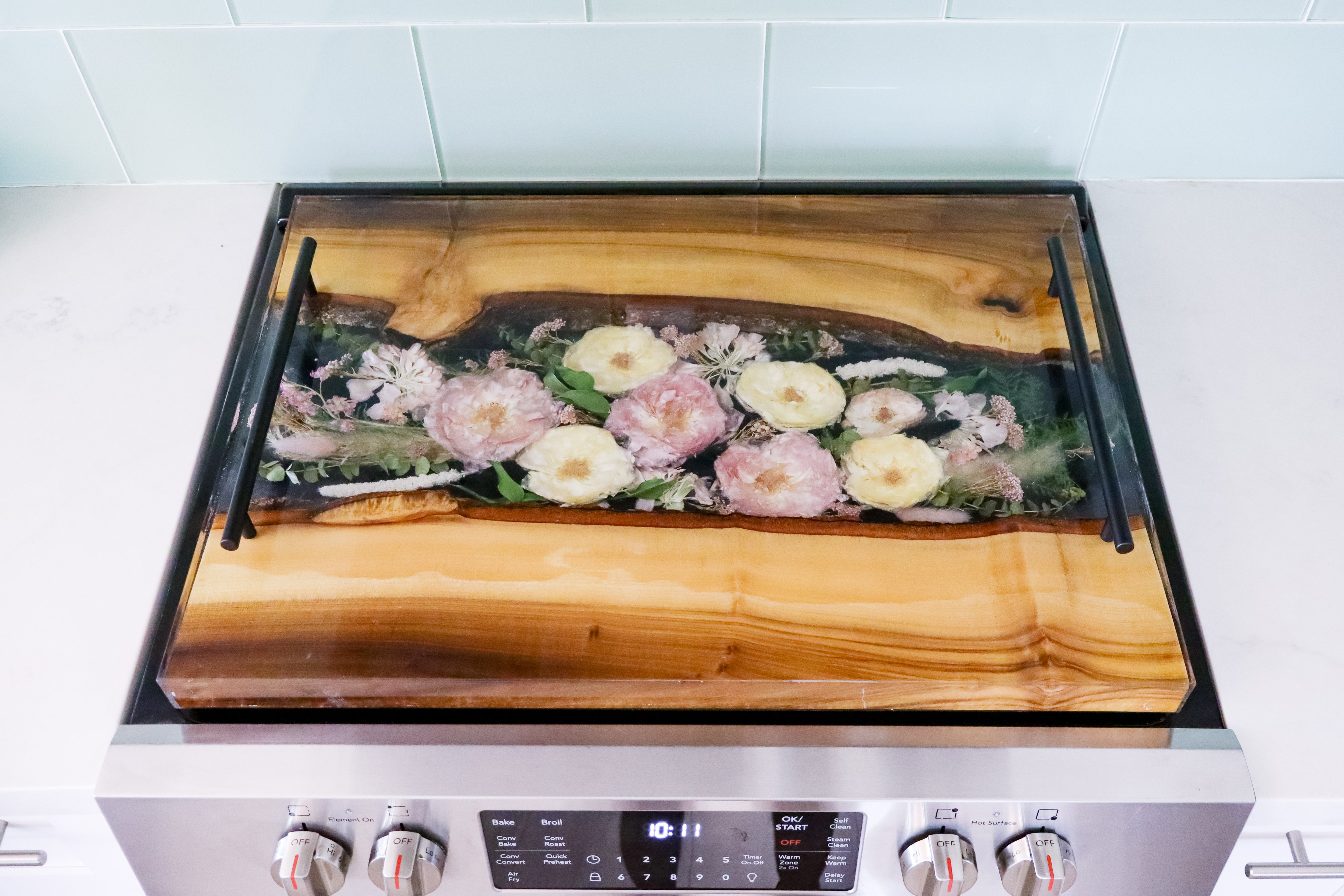Bouquet Preservation Stovetop cover stove top covers stove cover resin burner cover
