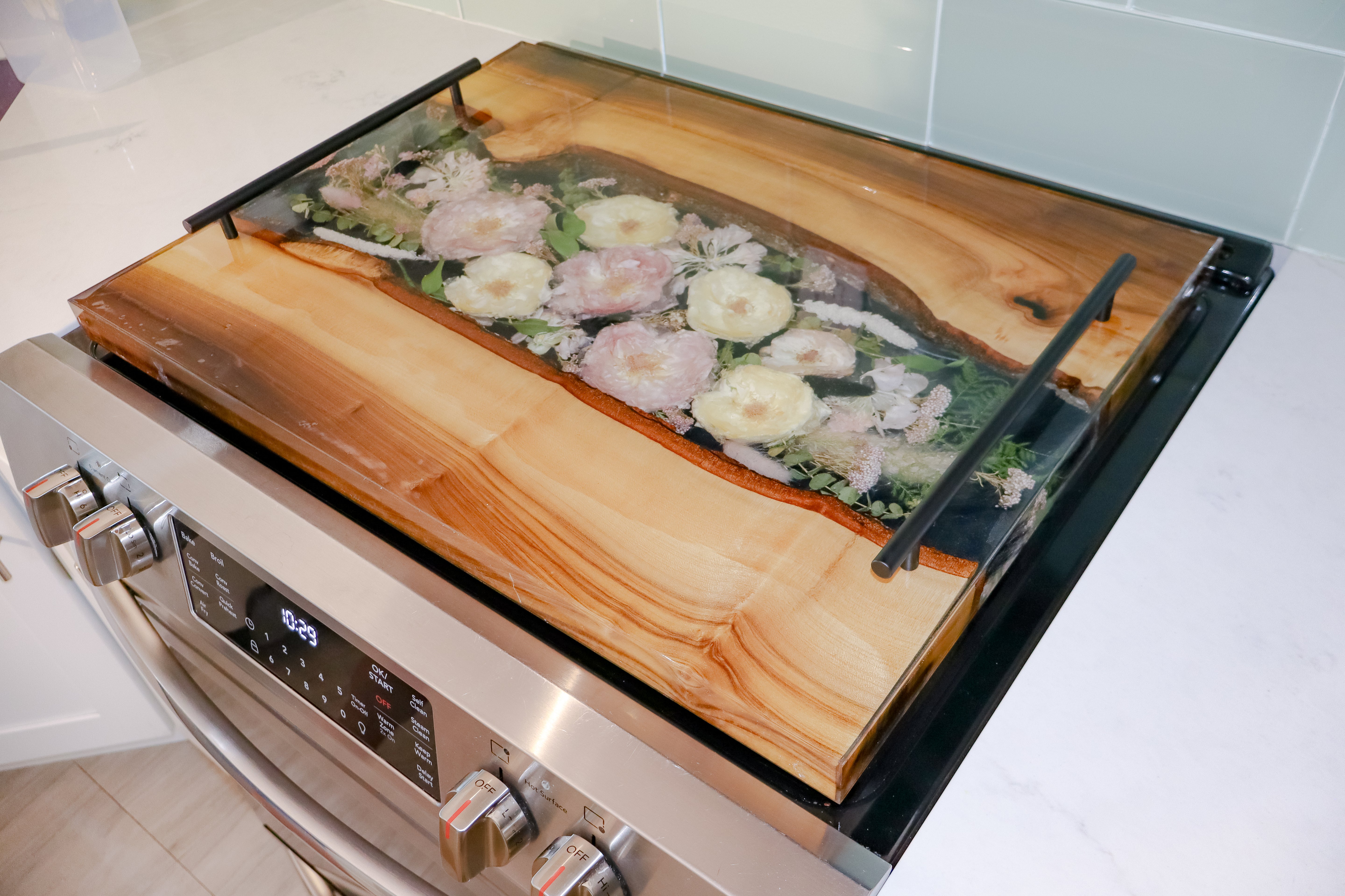 Resin Stovetop cover stove top covers stove cover resin burner cover