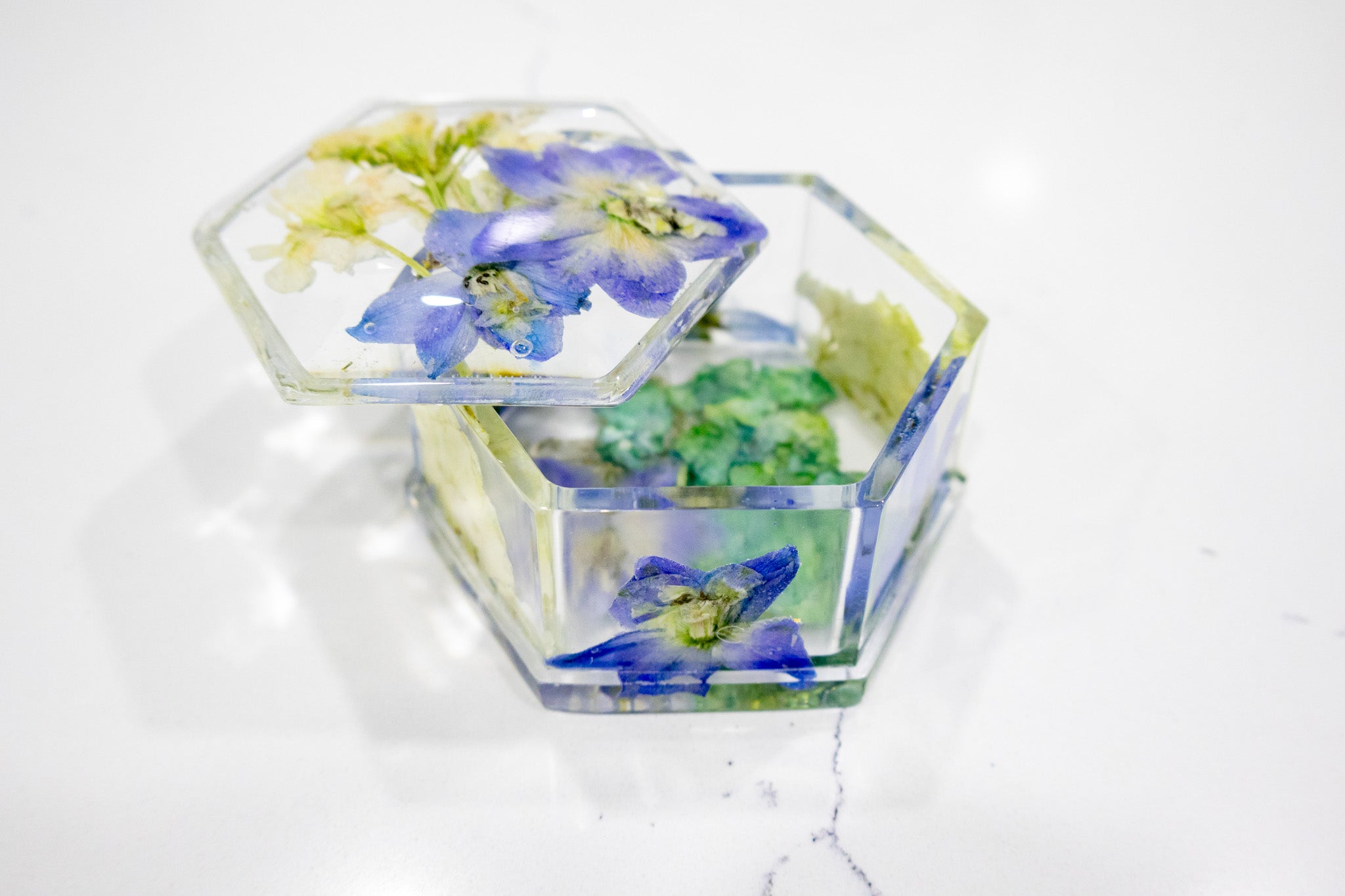 Pressed Flower Jewelry Box 