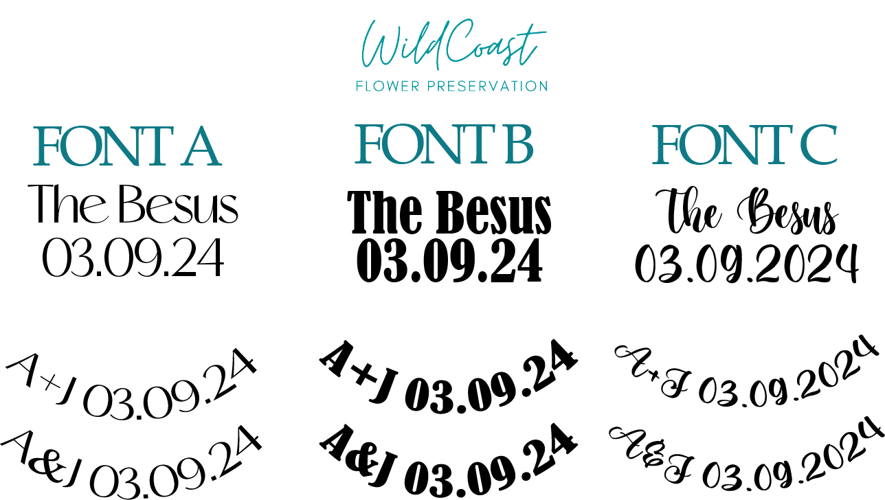 Personalization Add-On | Text & Inlay Service Fee | Custom Preservation Upgrade
