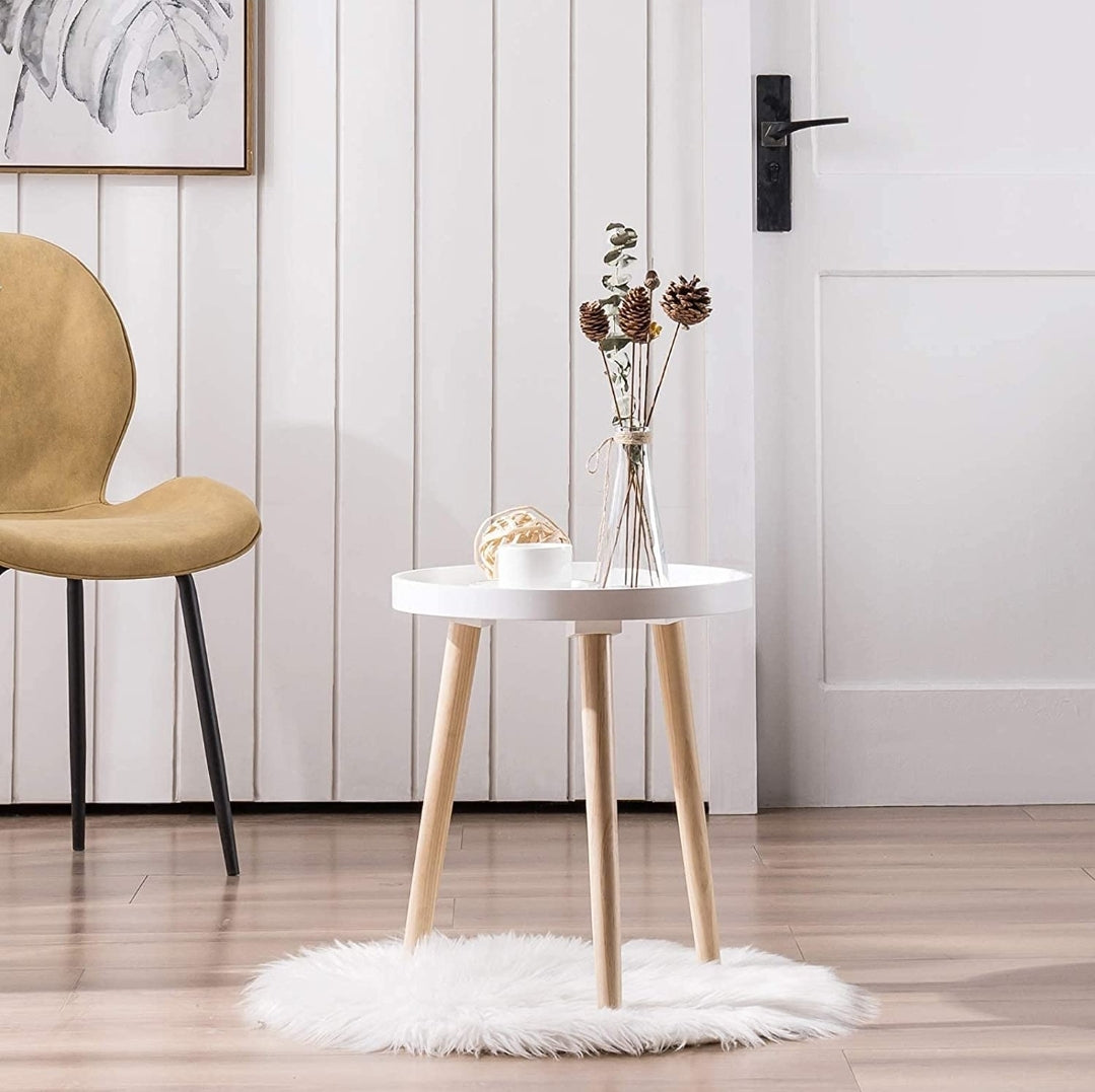 15" Pressed Flower Side Table