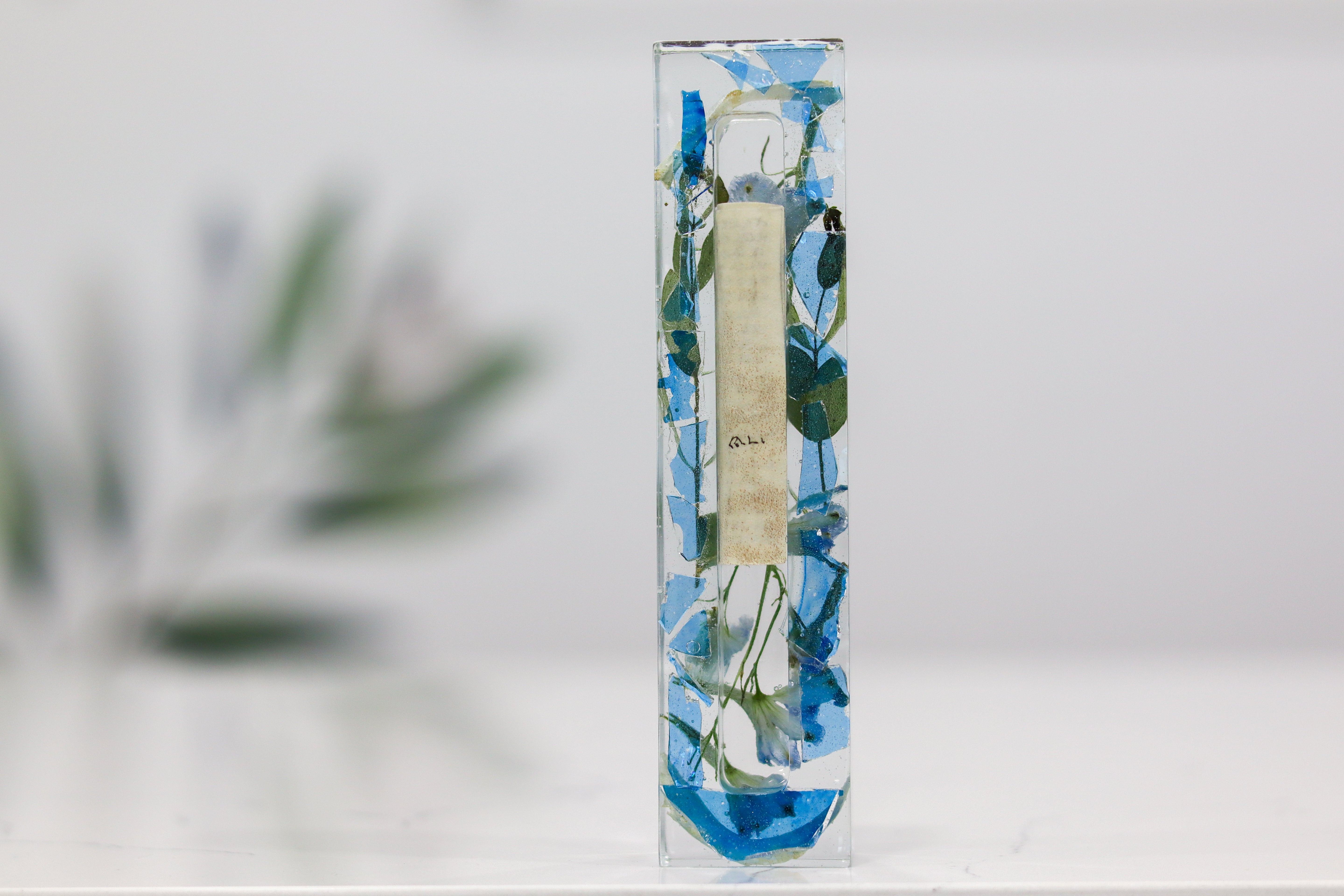 Preserved Flower Mezuzah