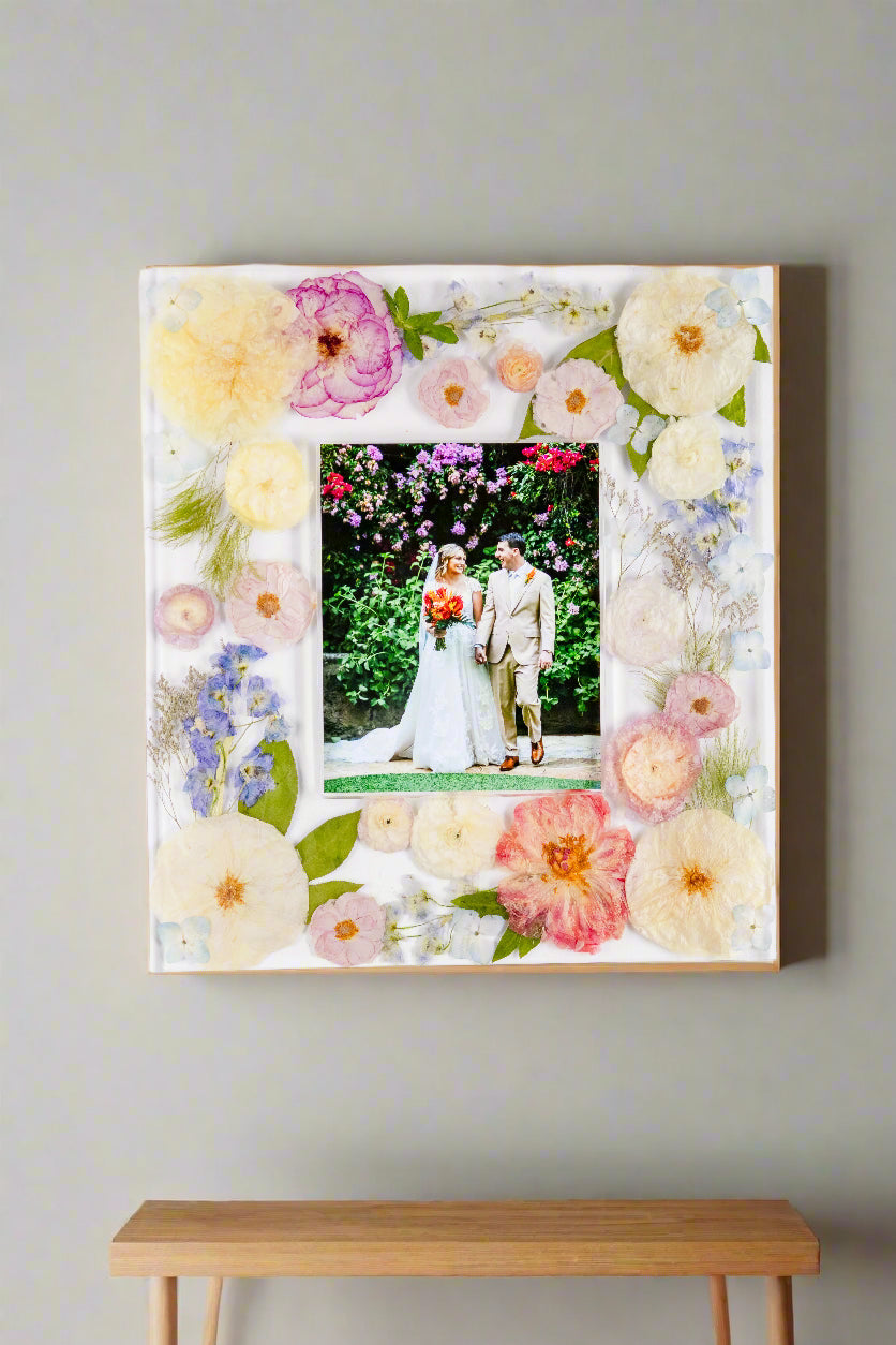 Bouquet Preservation Picture Frame