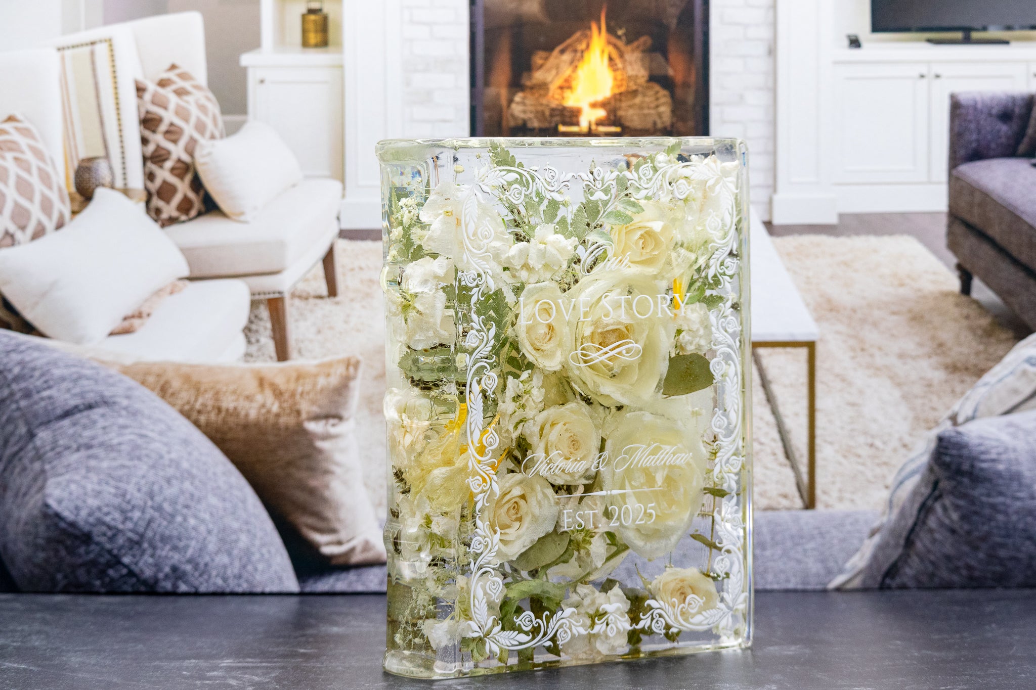 Personalized Wedding Book Block