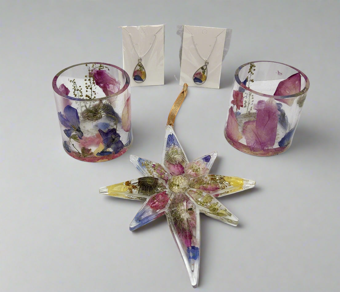 Wedding Flower Preservation Ornament Wedding Flower Ornament Wedding Bouquet Preservation Star Dried Flower Ornament Preserved Flower Gift