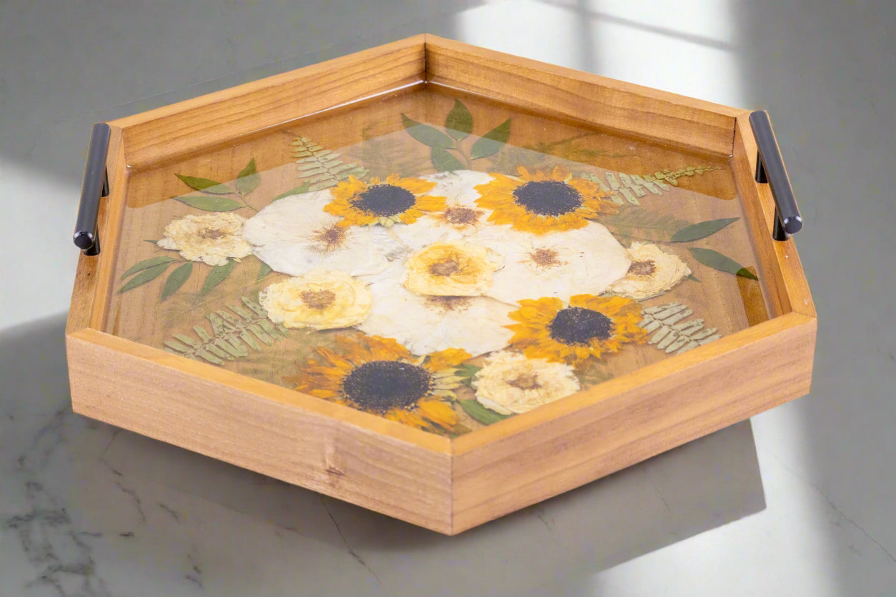 Bouquet Preservation Ottoman Tray 