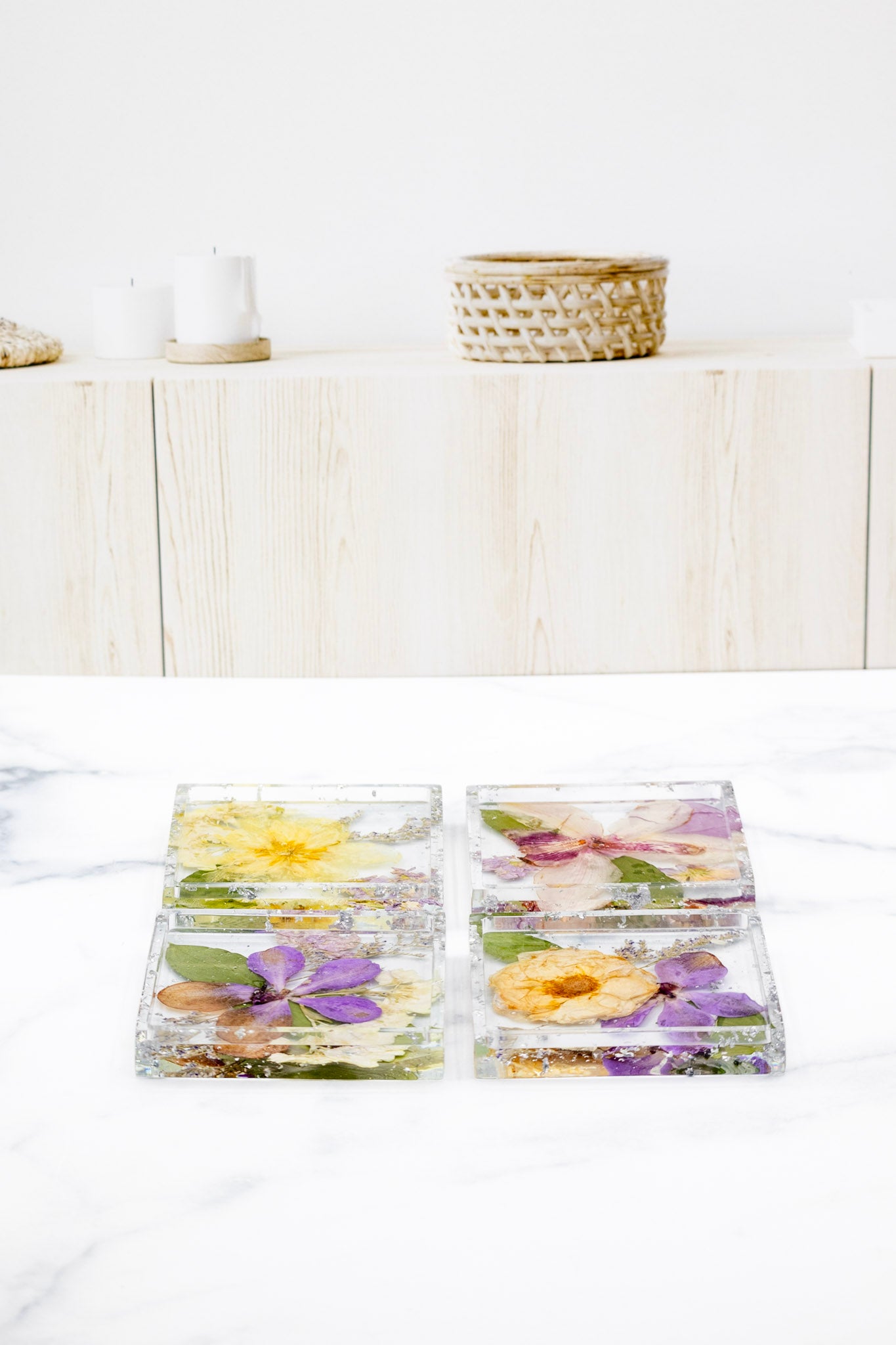 Coaster & Shot glass set