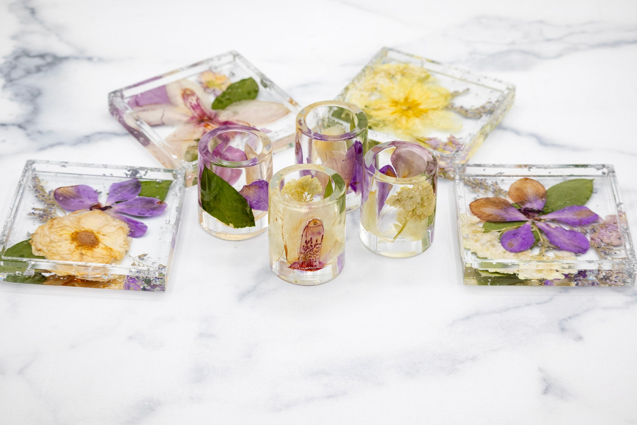 Coaster & Shot glass set