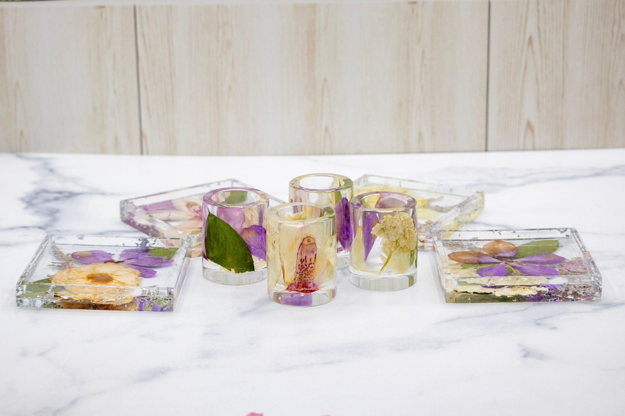 Coaster & Shot glass set