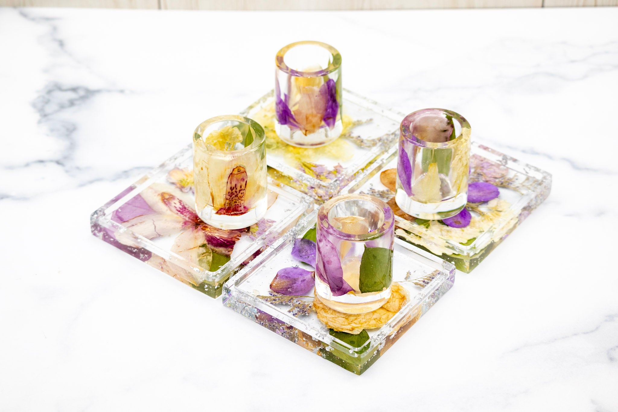 Coaster & Shot glass set