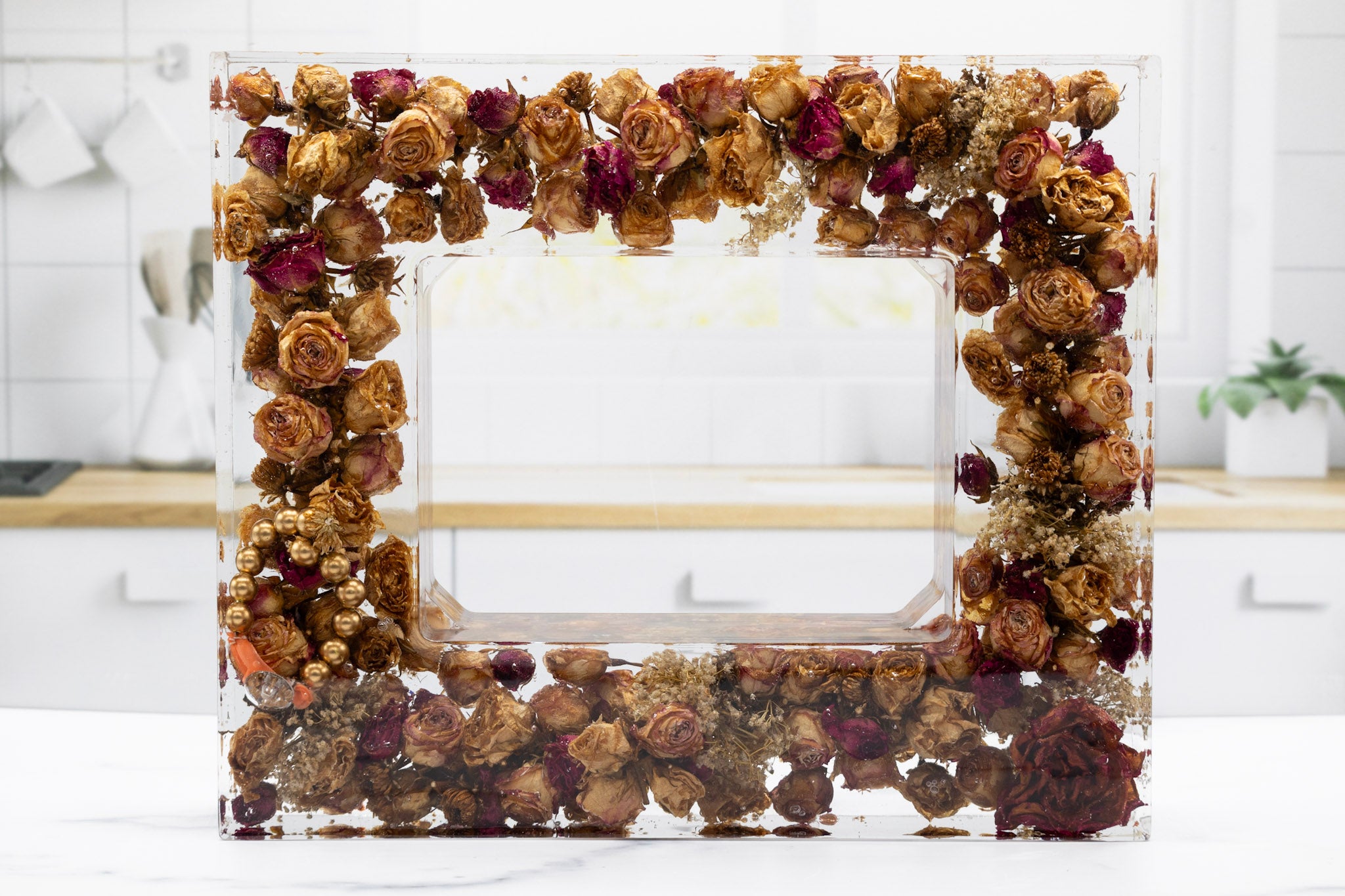 5x7 Preserved Flower Photo Frame