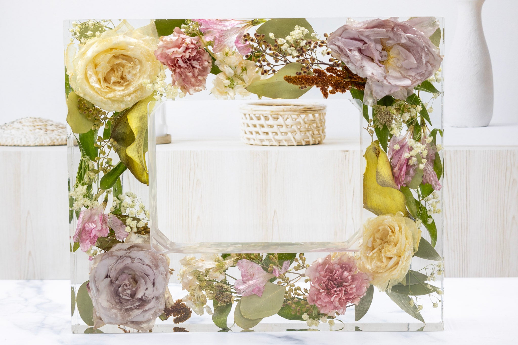 5x7 Preserved Flower Photo Frame