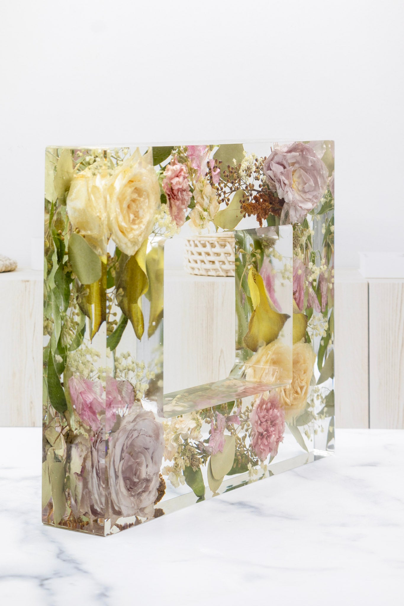 5x7 Preserved Flower Photo Frame
