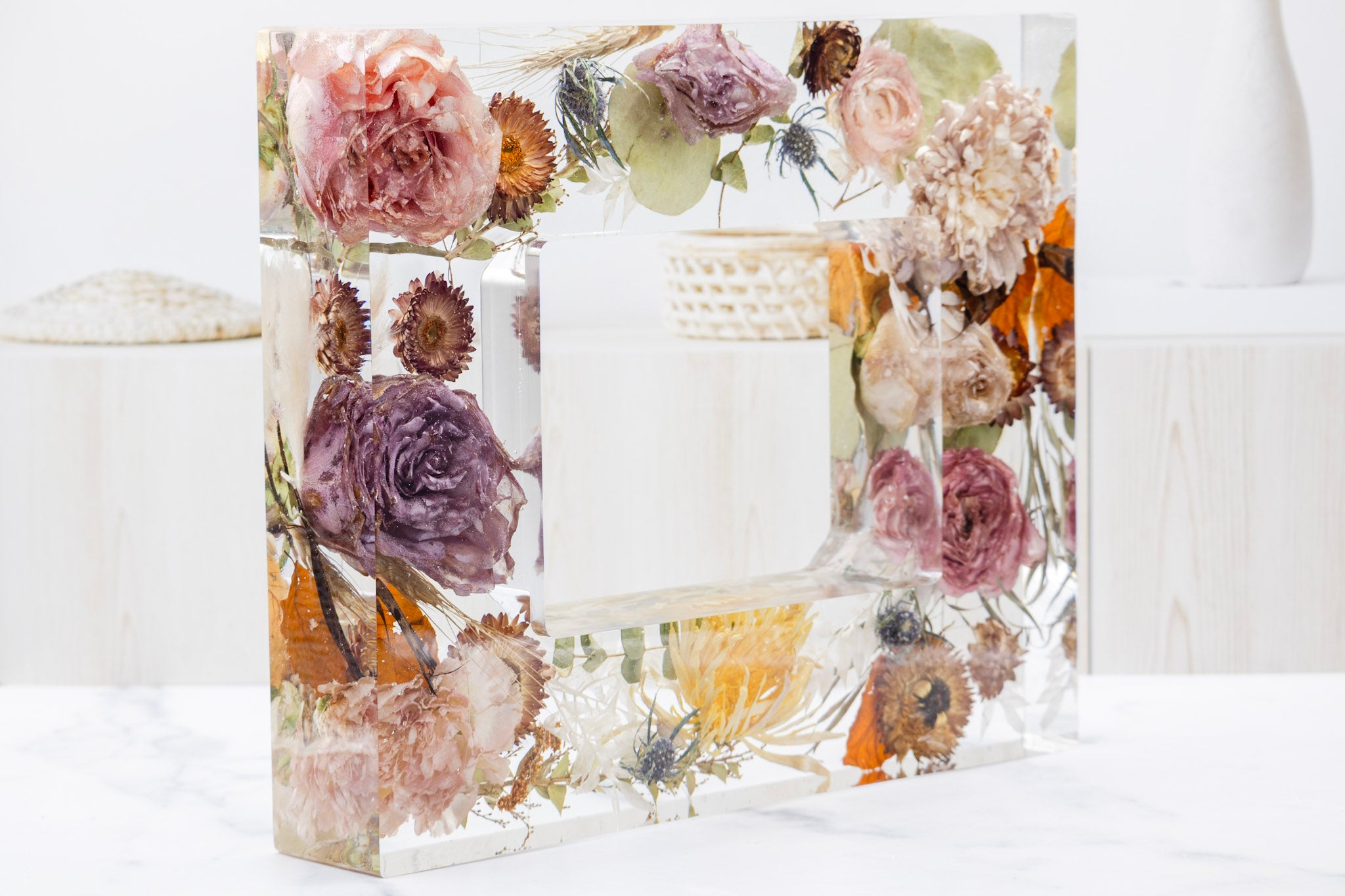 5x7 Preserved Flower Photo Frame