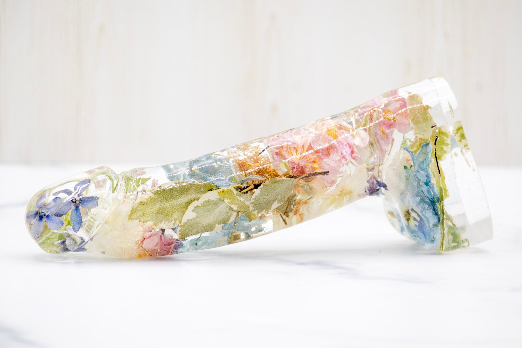 Preserved Flower Resin Dildo Wild Coast Peen