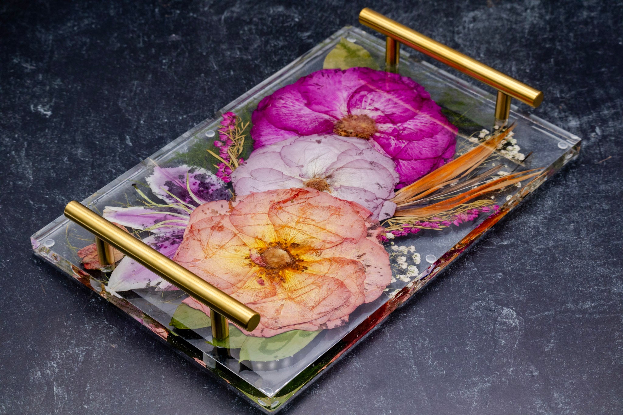 12x8 Tray & Geode Coaster Bundle