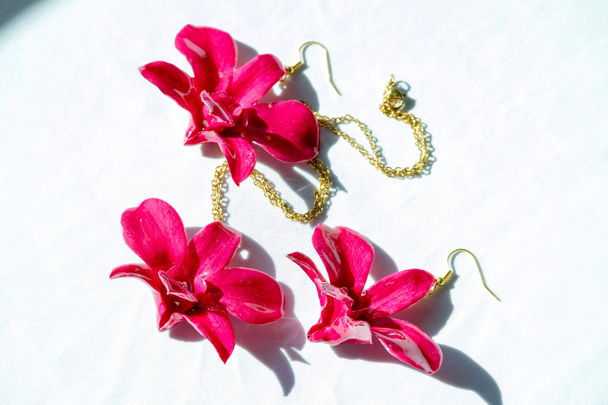 Dendrobium Orchid Jewelry - Gift Ready