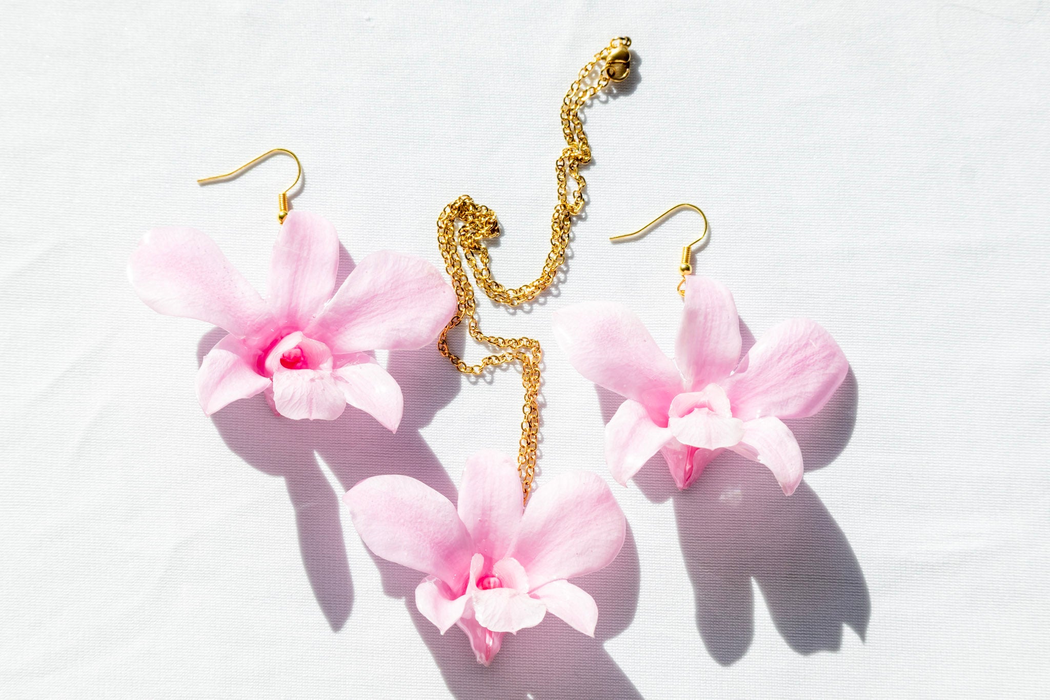 Dendrobium Orchid Jewelry - Gift Ready