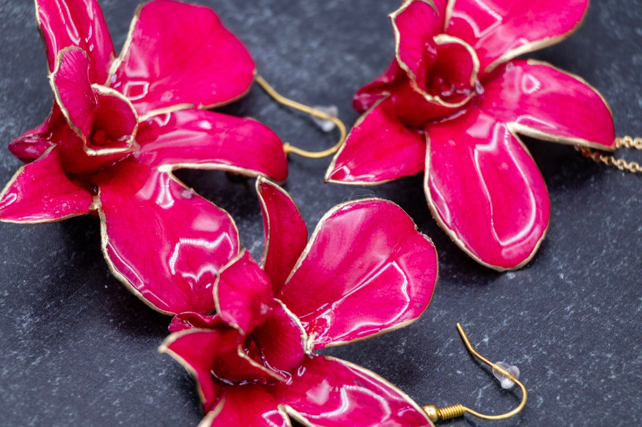 Dendrobium Orchid Jewelry - Gift Ready