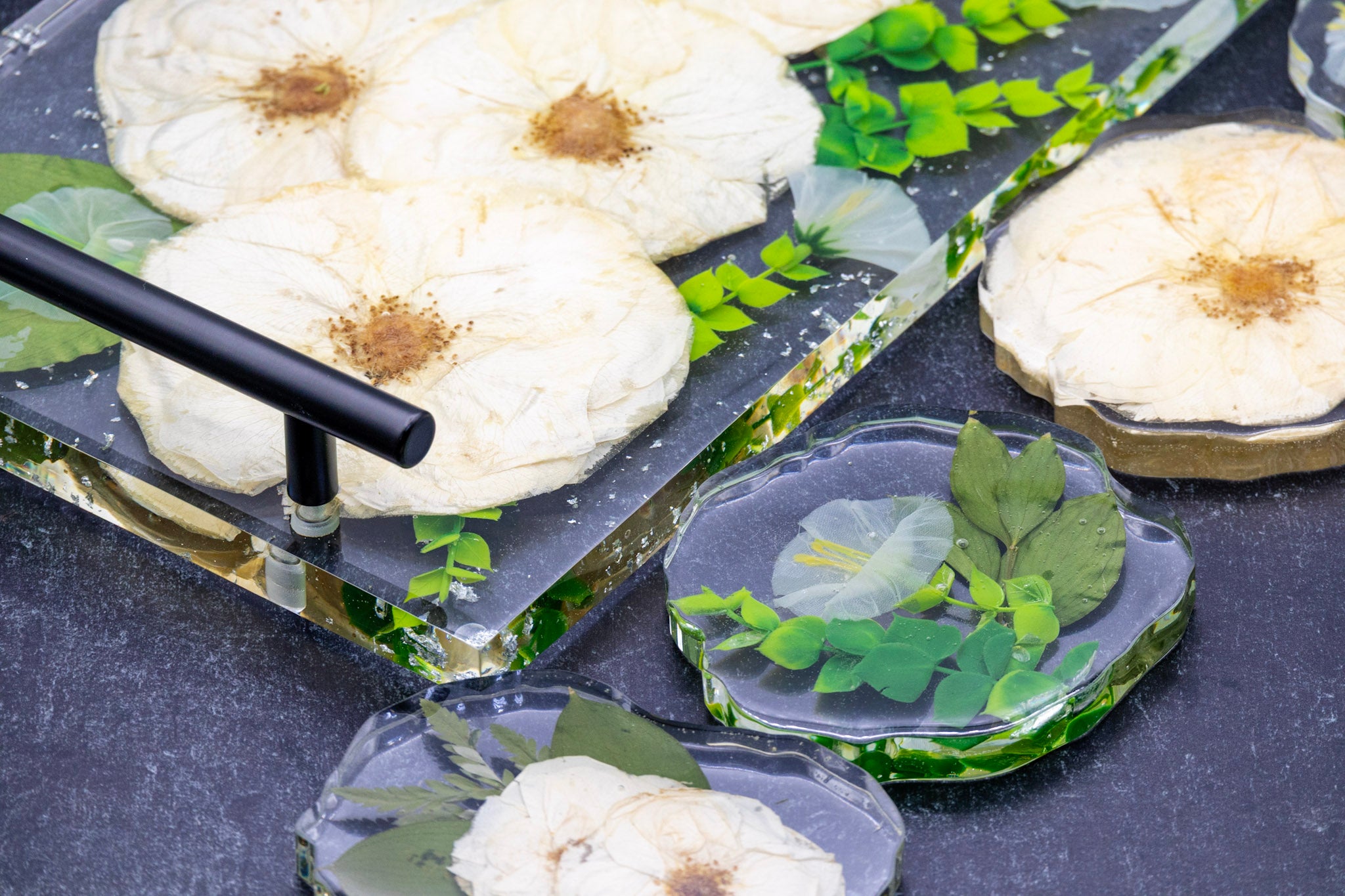12x8 Tray & Geode Coaster Bundle