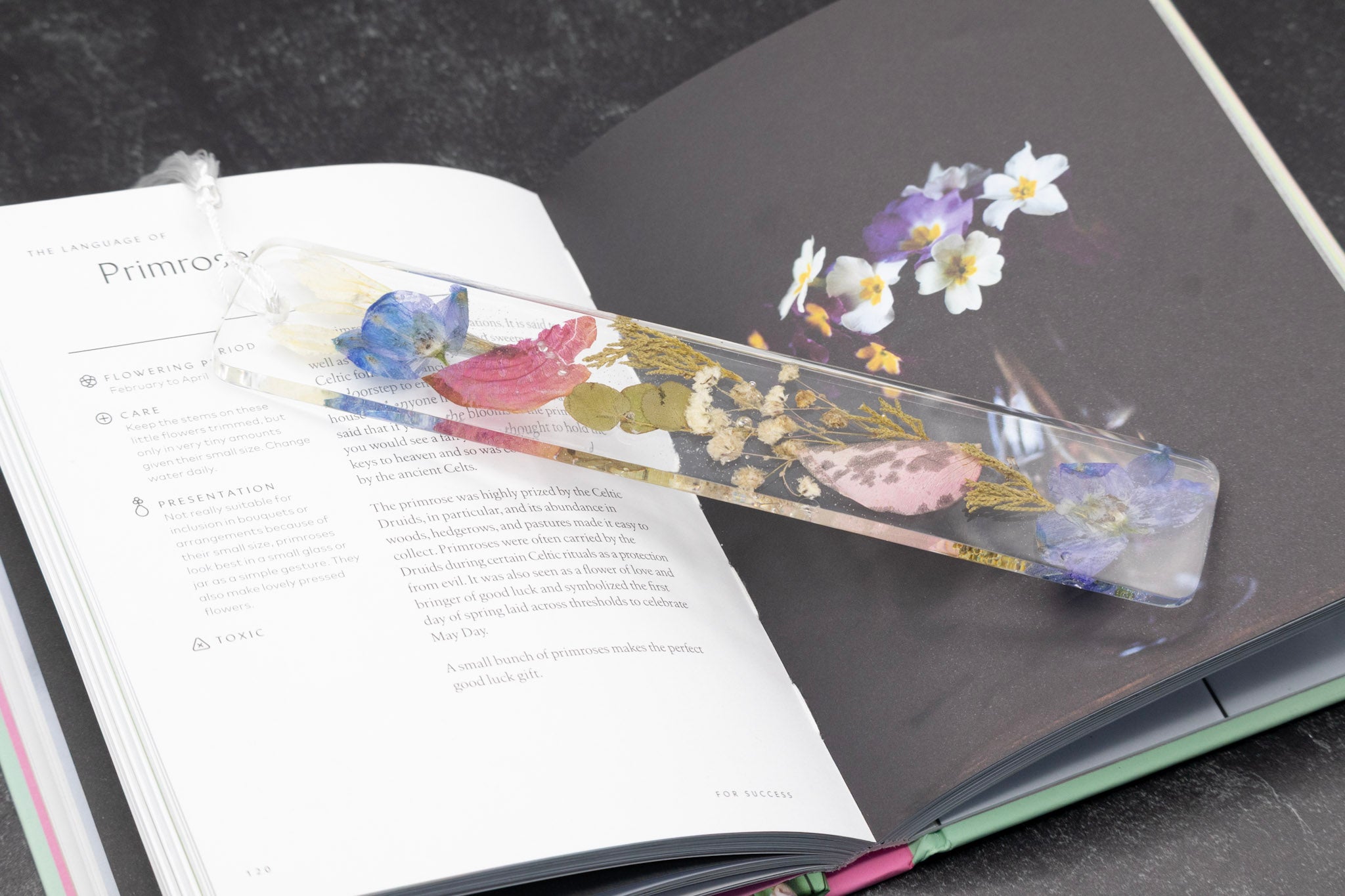 Pressed Flower Bookmark