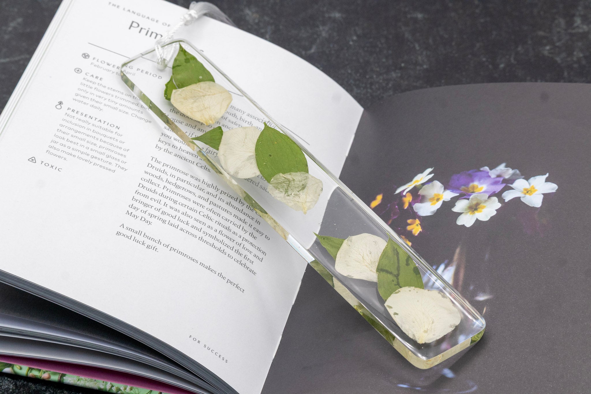 Pressed Flower Bookmark