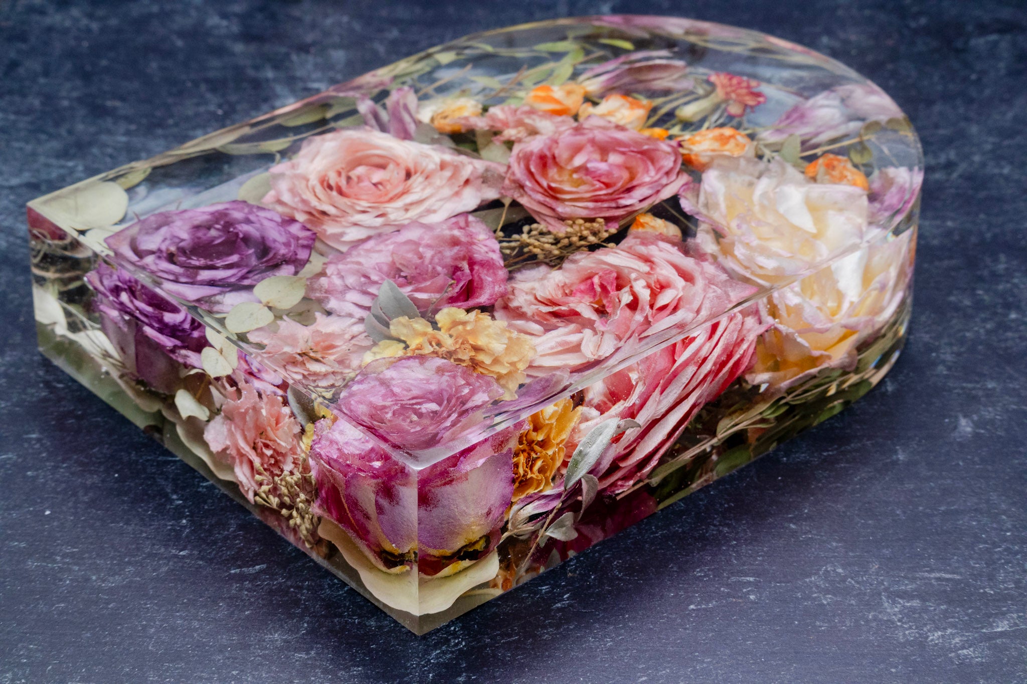 Memorial Flower Preservation Display Arch Bouquet Preservation Funeral Flower Keepsake