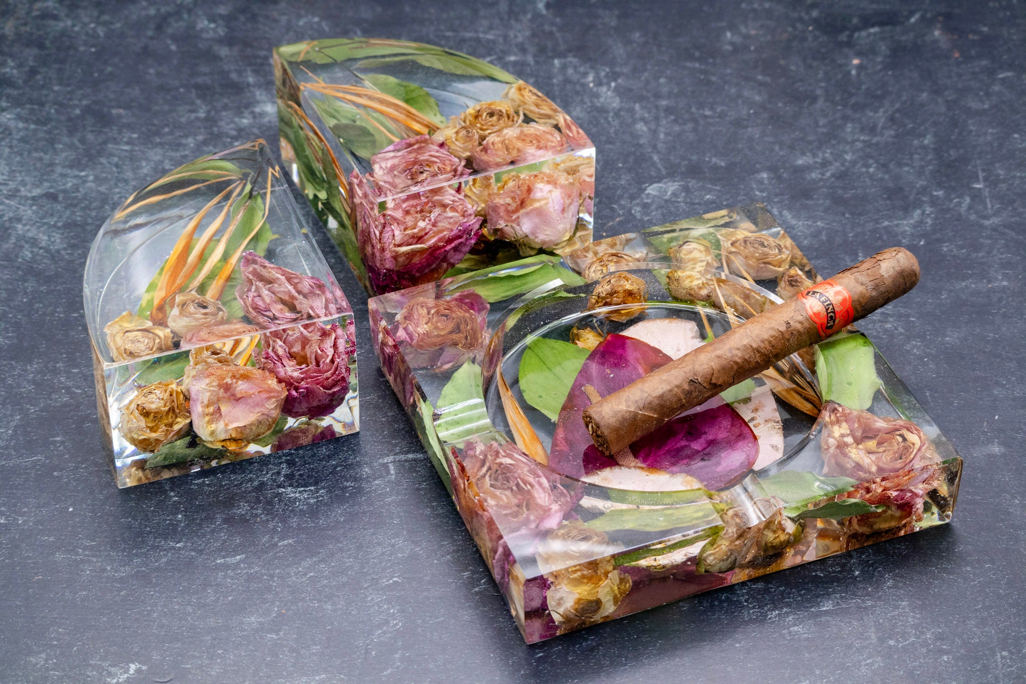 Bookend & Cigar Ashtray Bundle