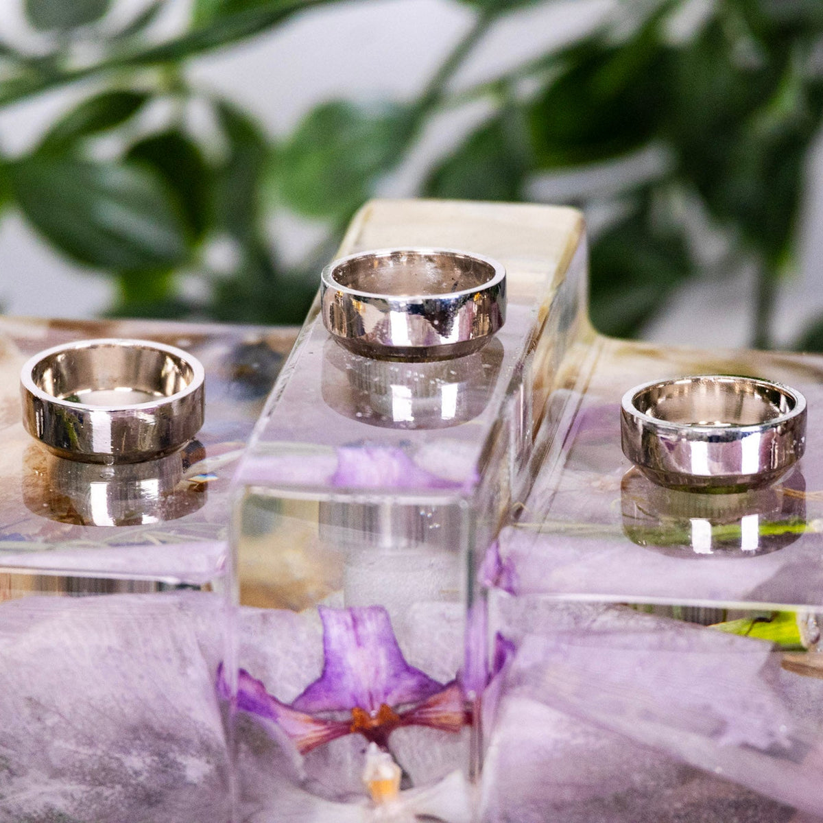 silver menorah candle cups for resin preservation