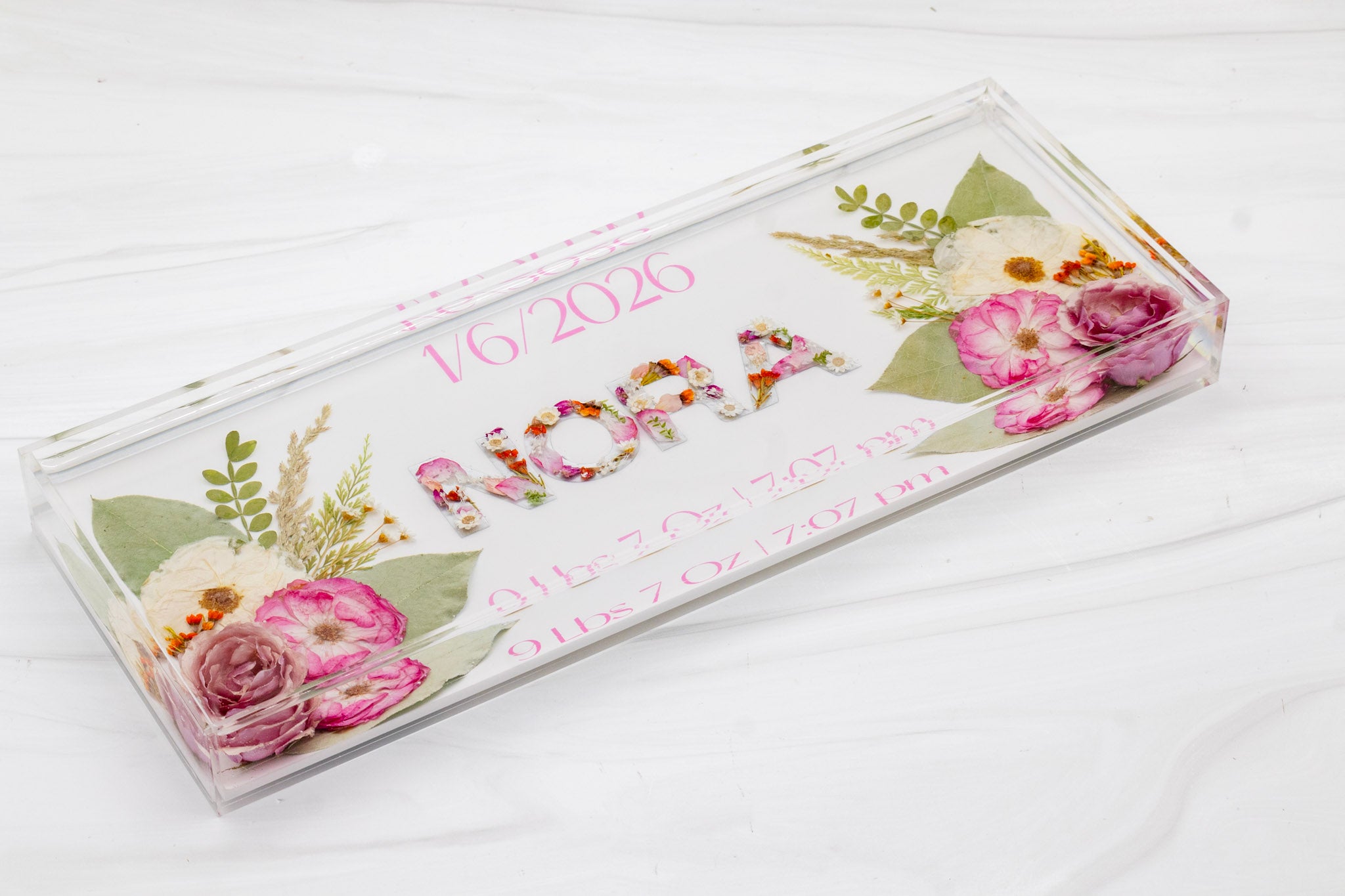 Newborn Flower Preservation Baby New Baby Flower Art 