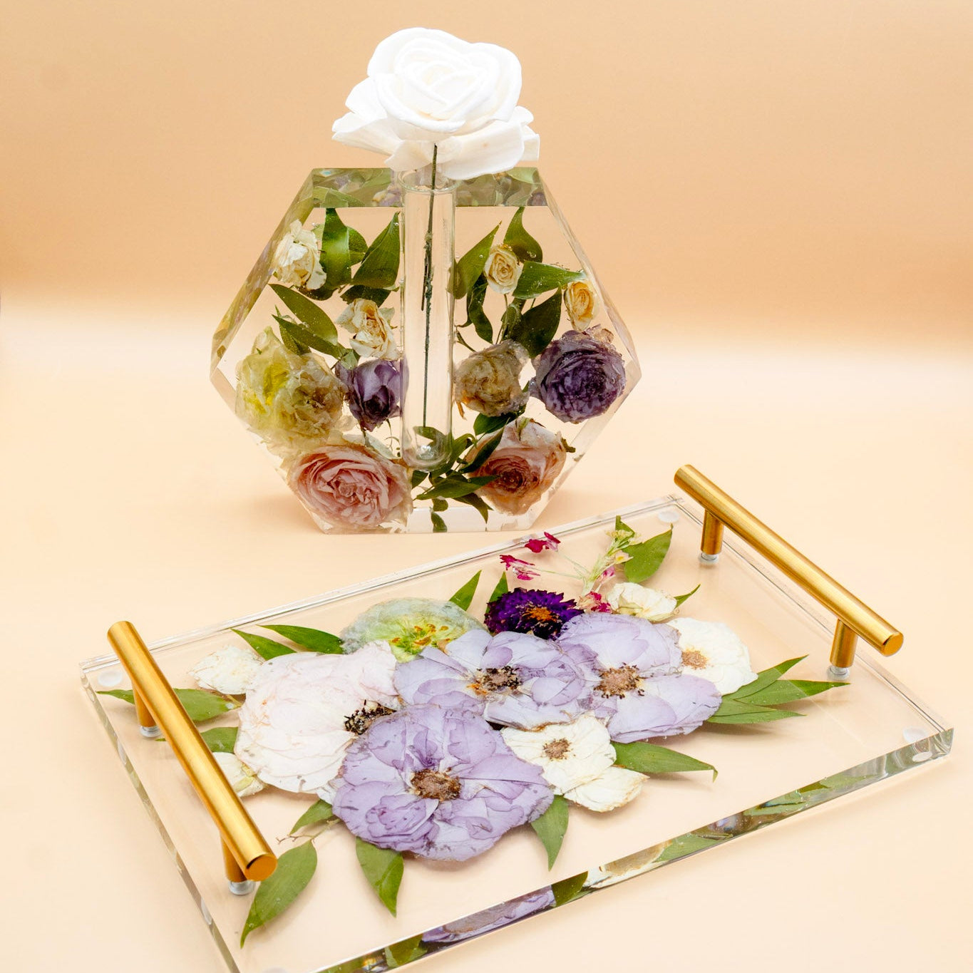 Dried Flower Preservation Bud Vase Preserved Flower Glass Test Tube Vase Wedding Bouquet Preservation Unique Bridal Shower Gift for Bride