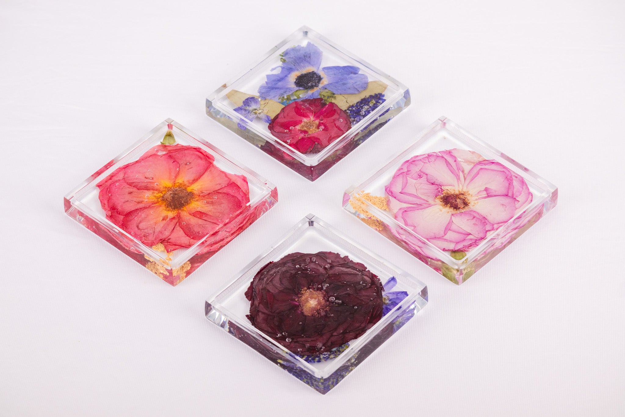 Large tray 18x10 and Square coaster Bundle