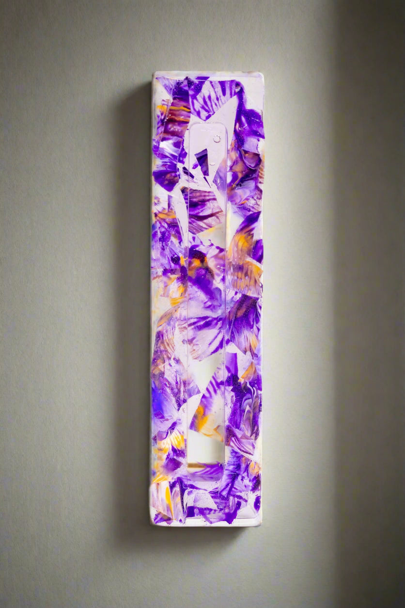 Resin Mezuzah Breaking Glass Jewish Wedding