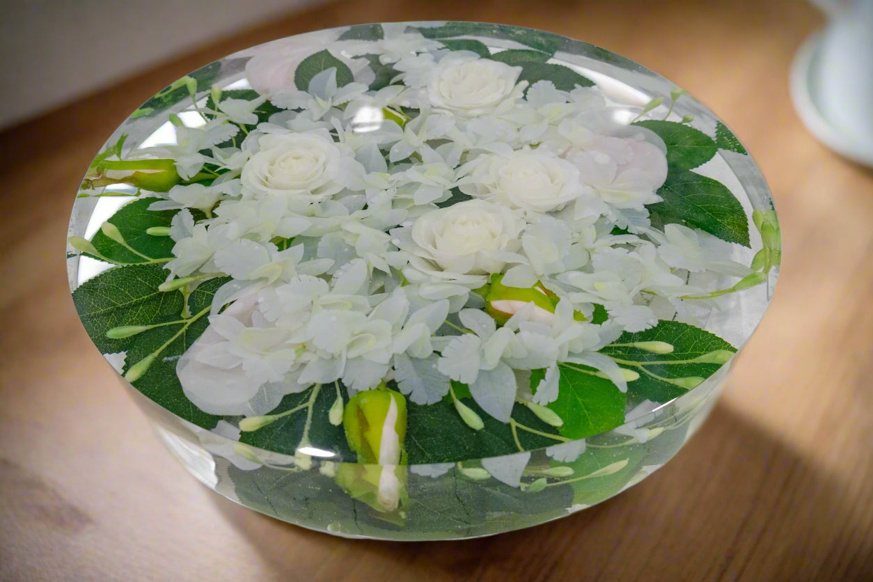 Rotating Flower Cake Stand Bouquet Preservation Cake Stand