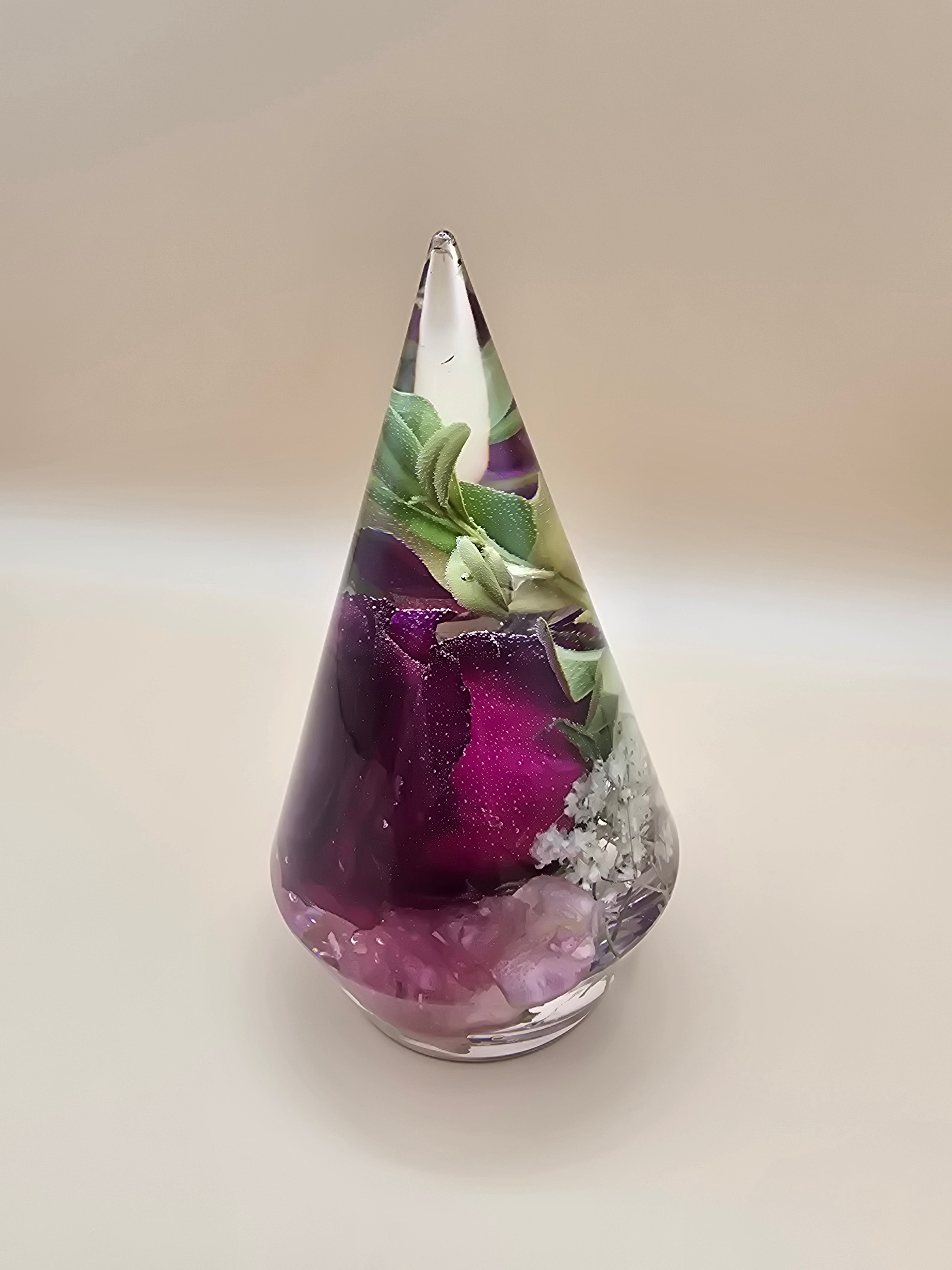 Premade Large Preserved Flower Ring Holder - Ready to Ship