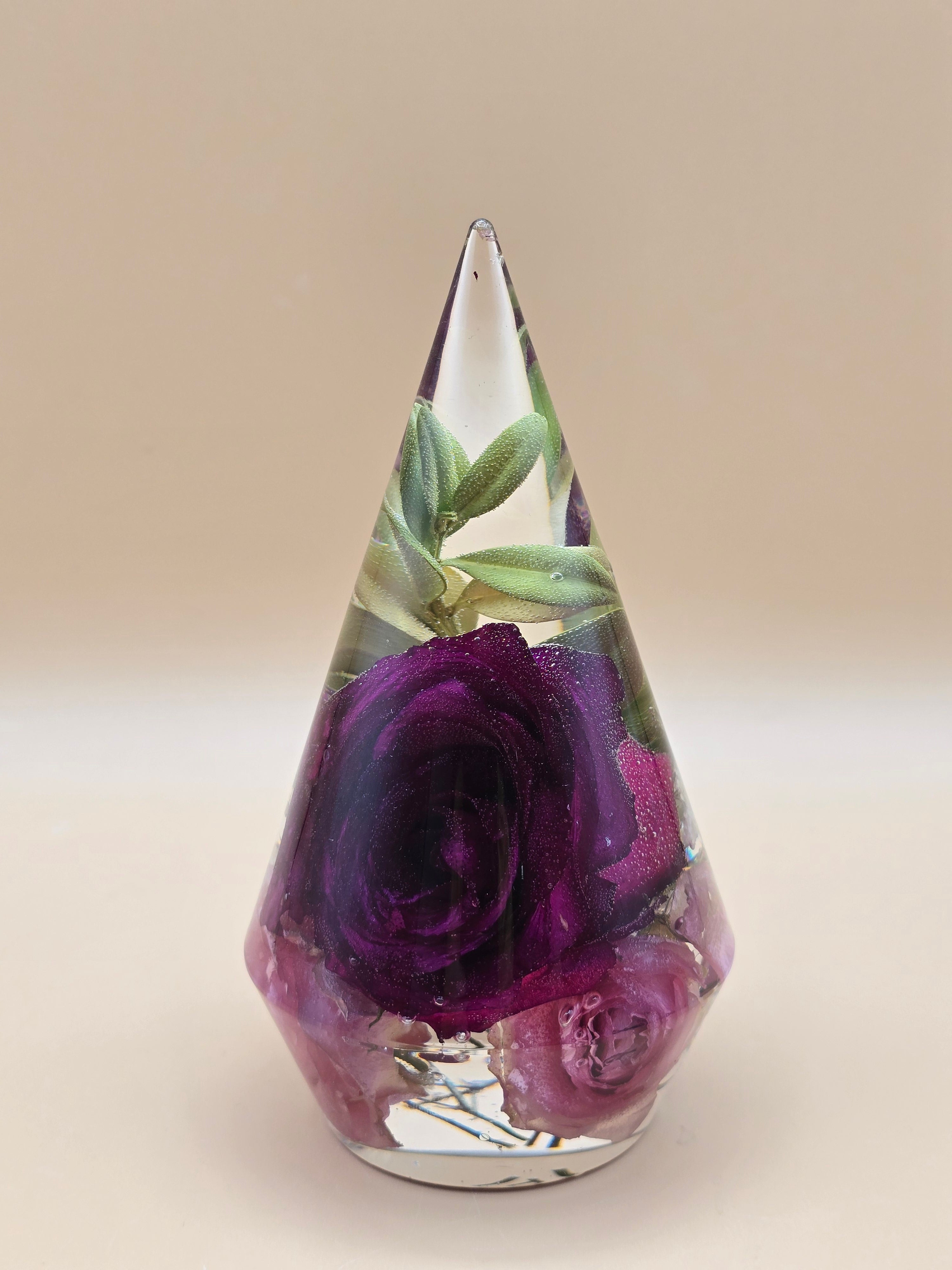 Premade Large Preserved Flower Ring Holder - Ready to Ship